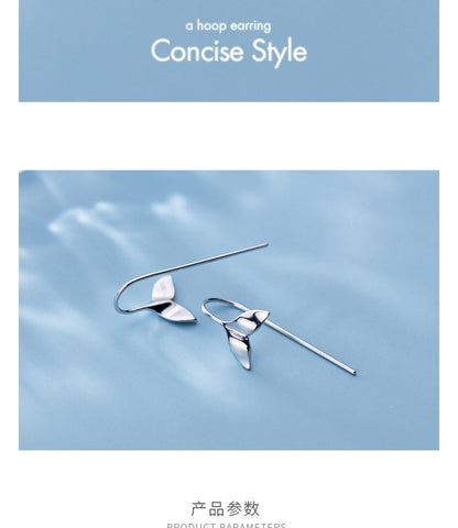 Drop Tail Earring Fish