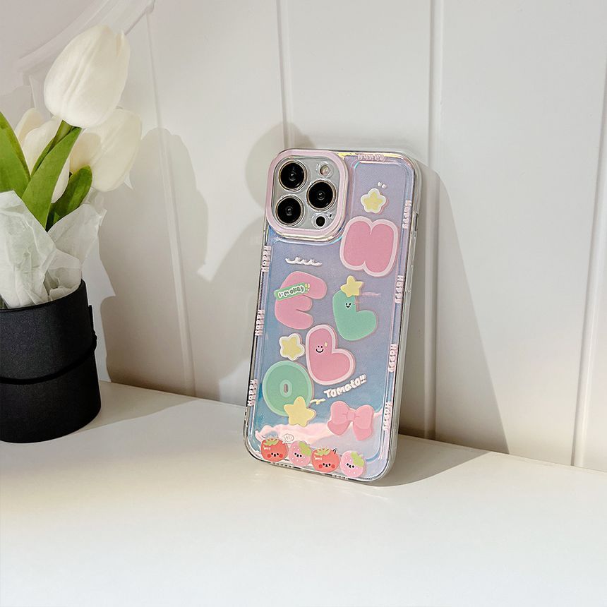 Case Cartoon Holographic Phone
