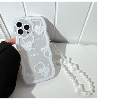 Transparent Phone Heart Case