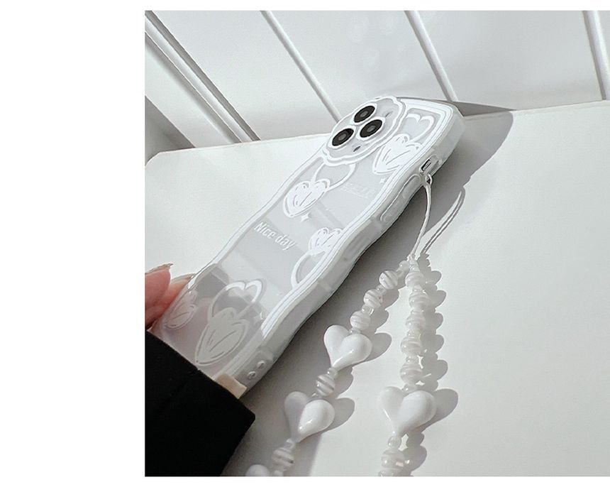 Transparent Phone Heart Case