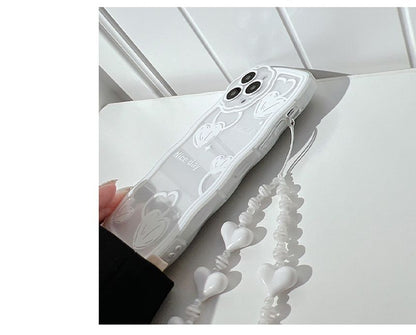 Transparent Phone Heart Case