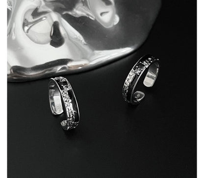 Rhinestone Open Ring
