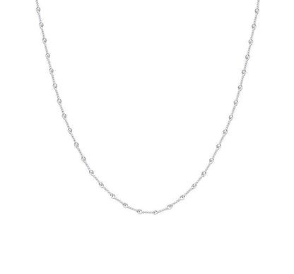 Layered Sterling Silver / Stainless Steel Necklace