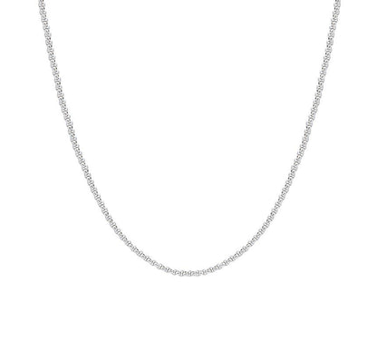 Layered Sterling Silver / Stainless Steel Necklace