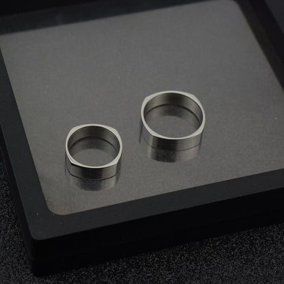Plain Square Stainless Steel Ring