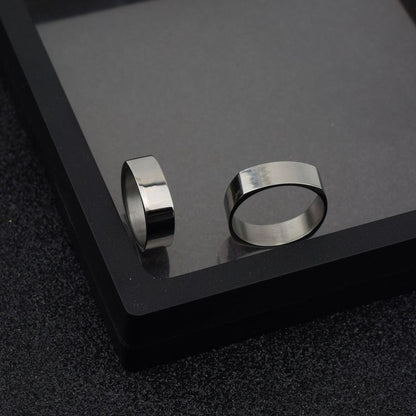 Plain Square Stainless Steel Ring