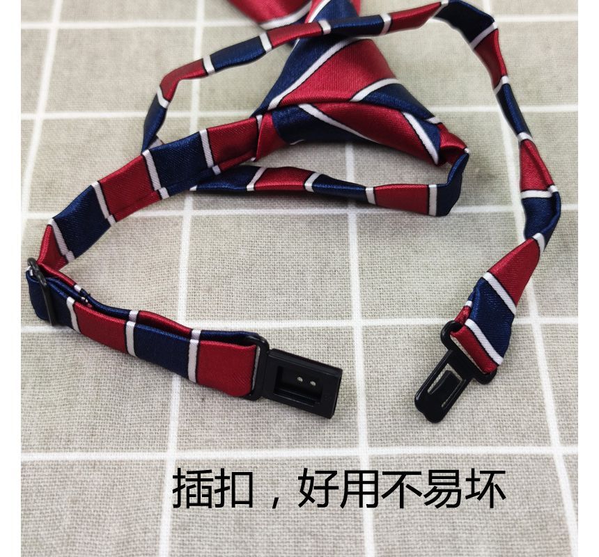 Striped Necktie / Bowtie