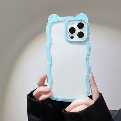 Case Phone Transparent Wavy