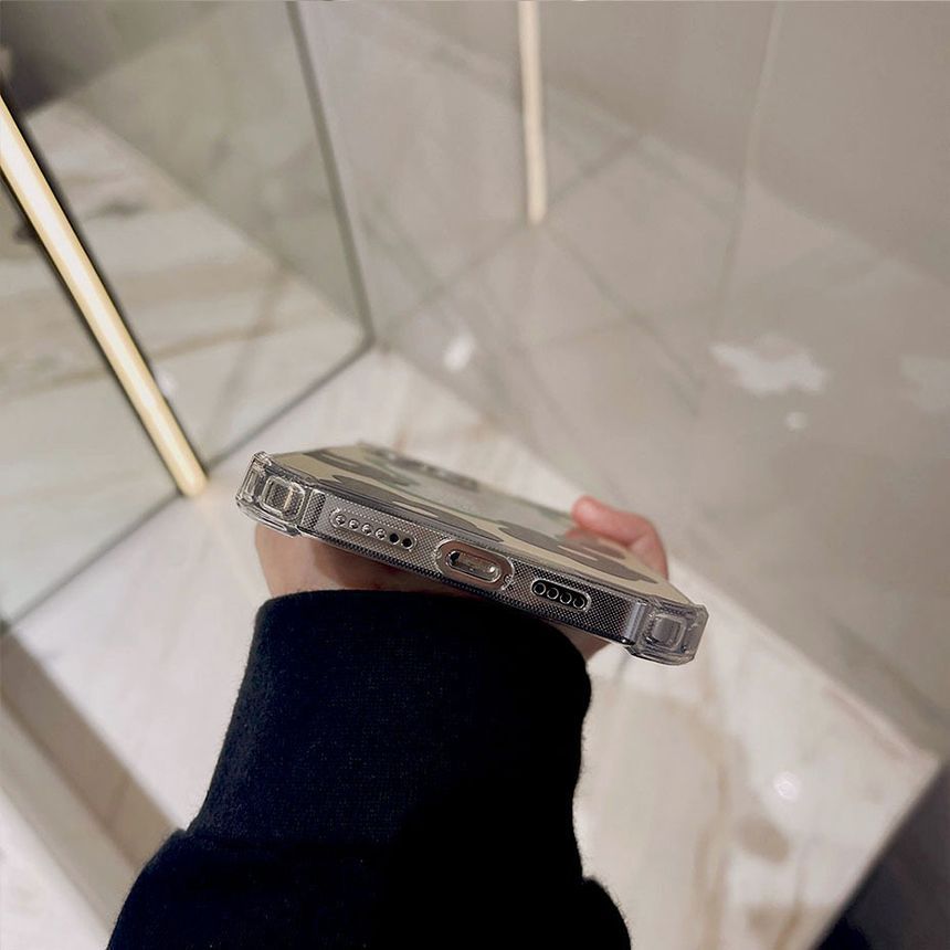 Case Floral Mirrored Phone