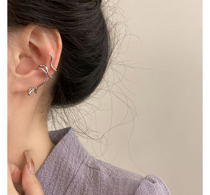 Alloy Cuff Snake Earring