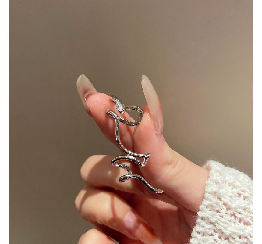 Alloy Cuff Snake Earring