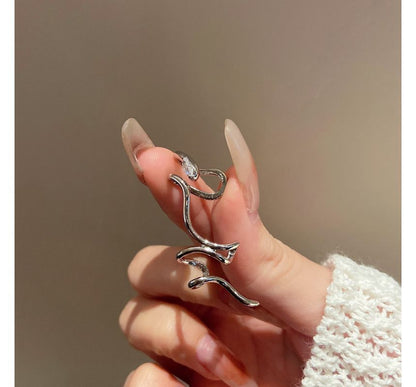 Alloy Cuff Snake Earring