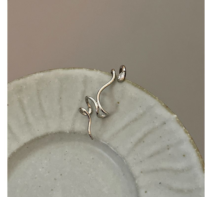 Alloy Cuff Snake Earring