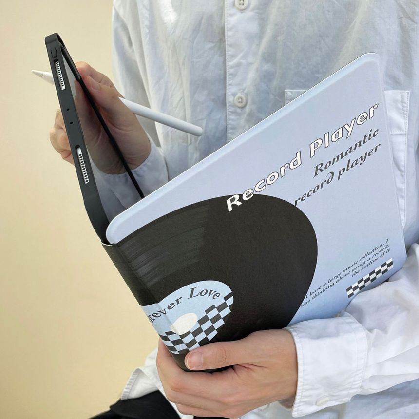 Record Print Case Vinyl iPad