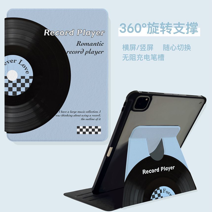 Record Print Case Vinyl iPad