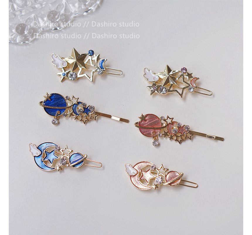Planet Pin designs) Hair / (various Clip Set: