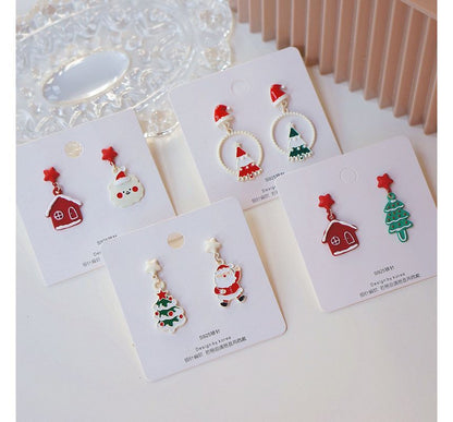 Earring Alloy Christmas designs) (various