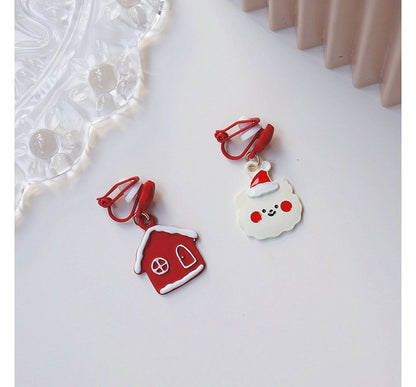 Earring Alloy Christmas designs) (various