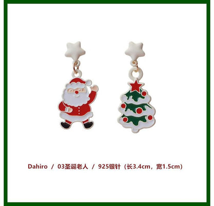 Earring Alloy Christmas designs) (various