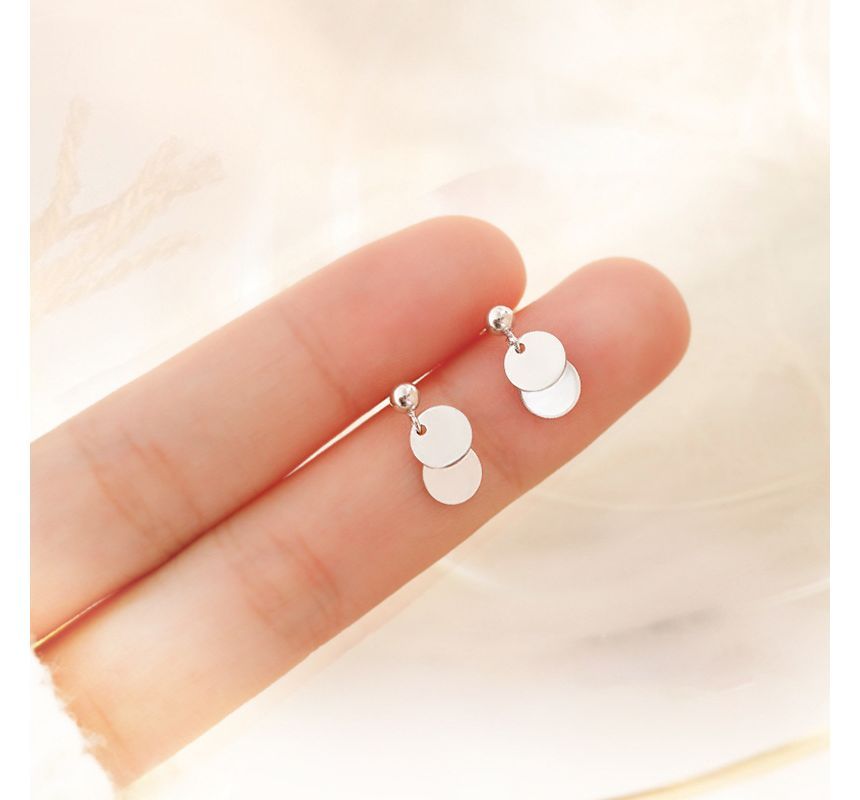 Earring Disc Drop