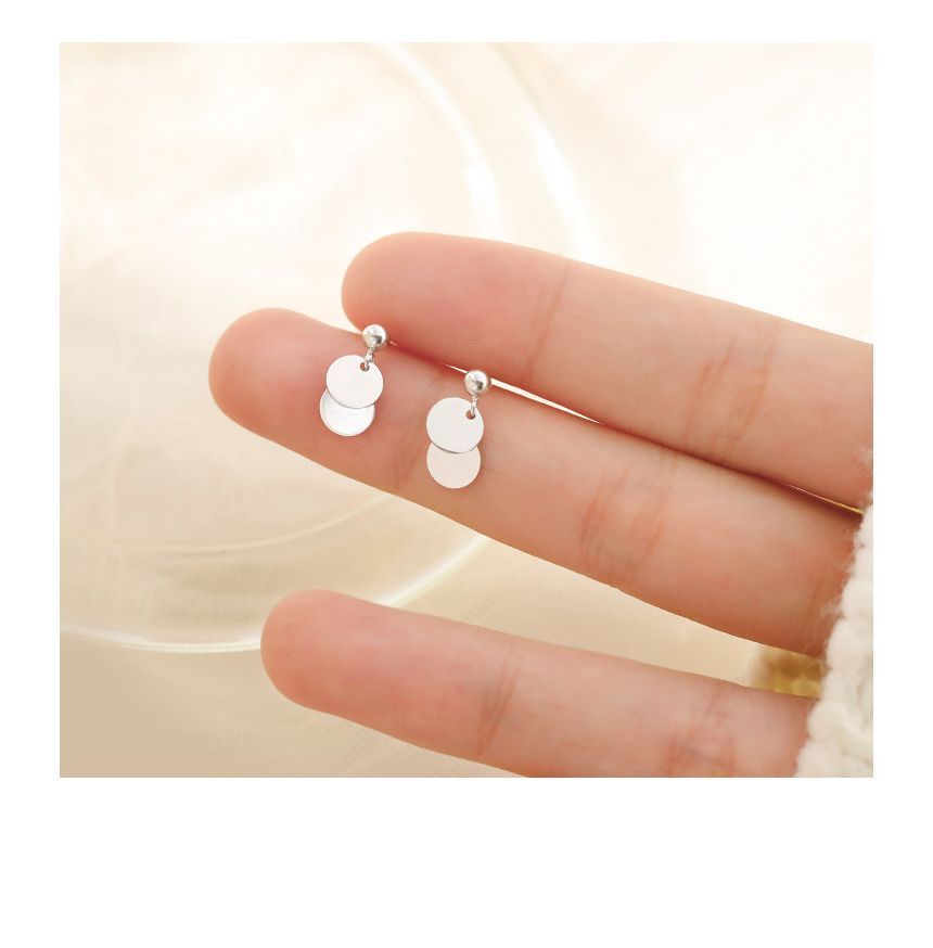 Earring Disc Drop