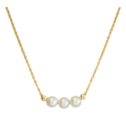 Faux Necklace Pearl
