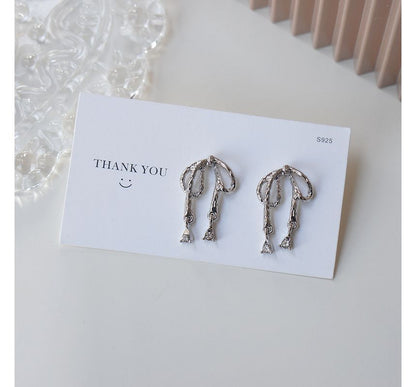 Bow Alloy Earring