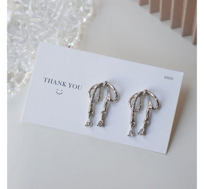 Bow Alloy Earring