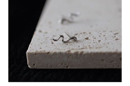 Sterling Earring Silver Snake