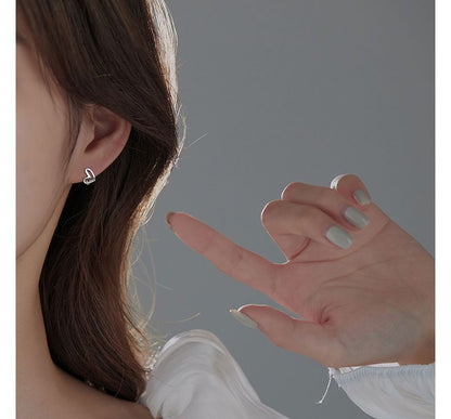 Silver Heart Sterling Earring