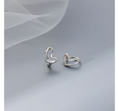 Silver Heart Sterling Earring
