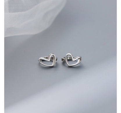 Silver Heart Sterling Earring