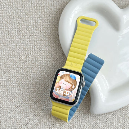 Silicone Watch Band Apple Magnetic