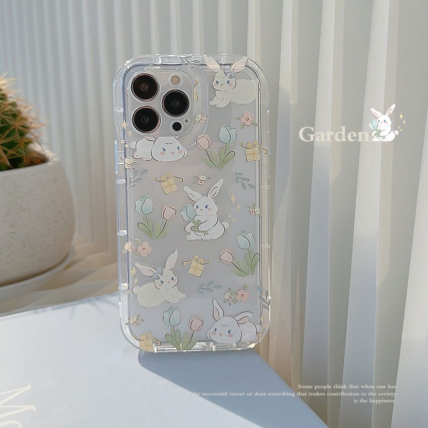 Case Phone Rabbit Print