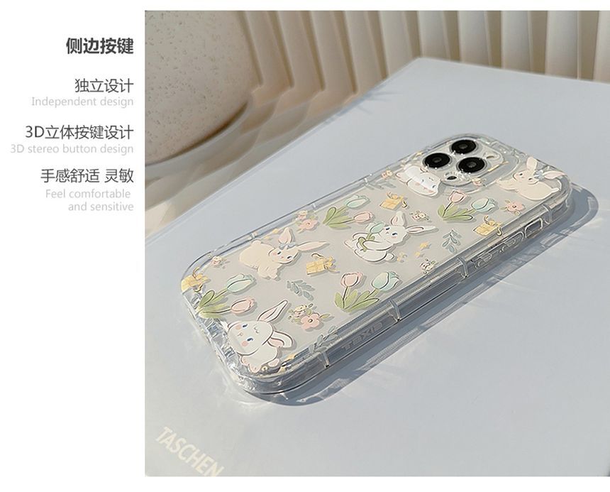 Case Phone Rabbit Print