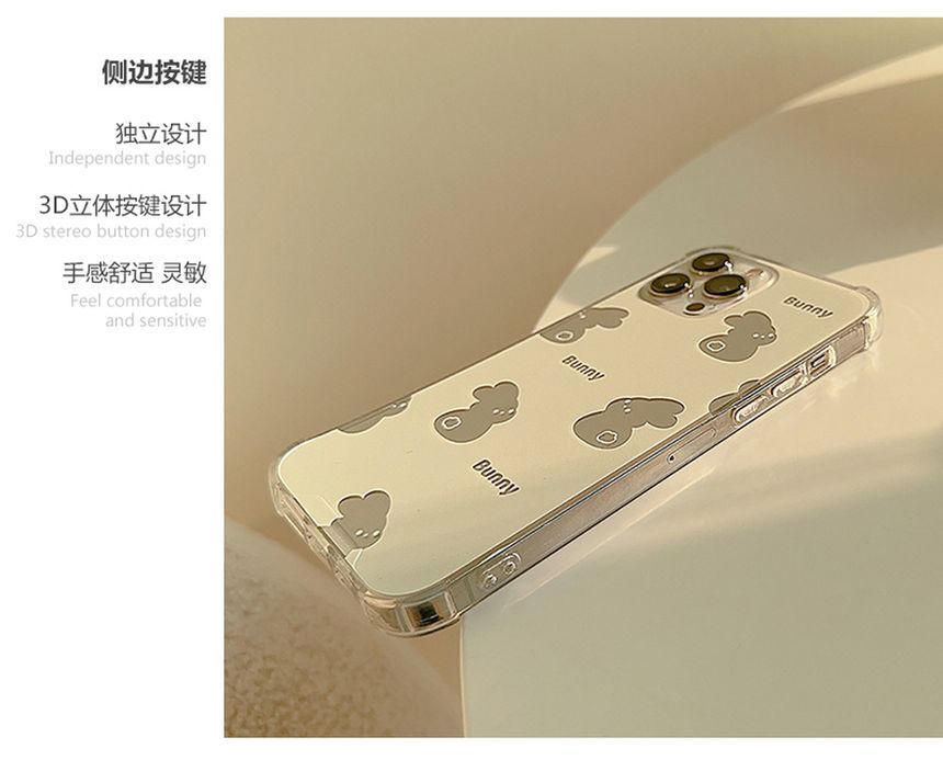 Case Phone Rabbit Mirrored