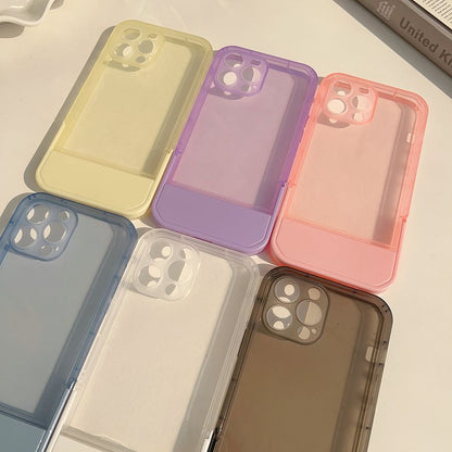 Stand Transparent Phone Case