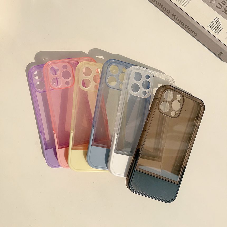Stand Transparent Phone Case