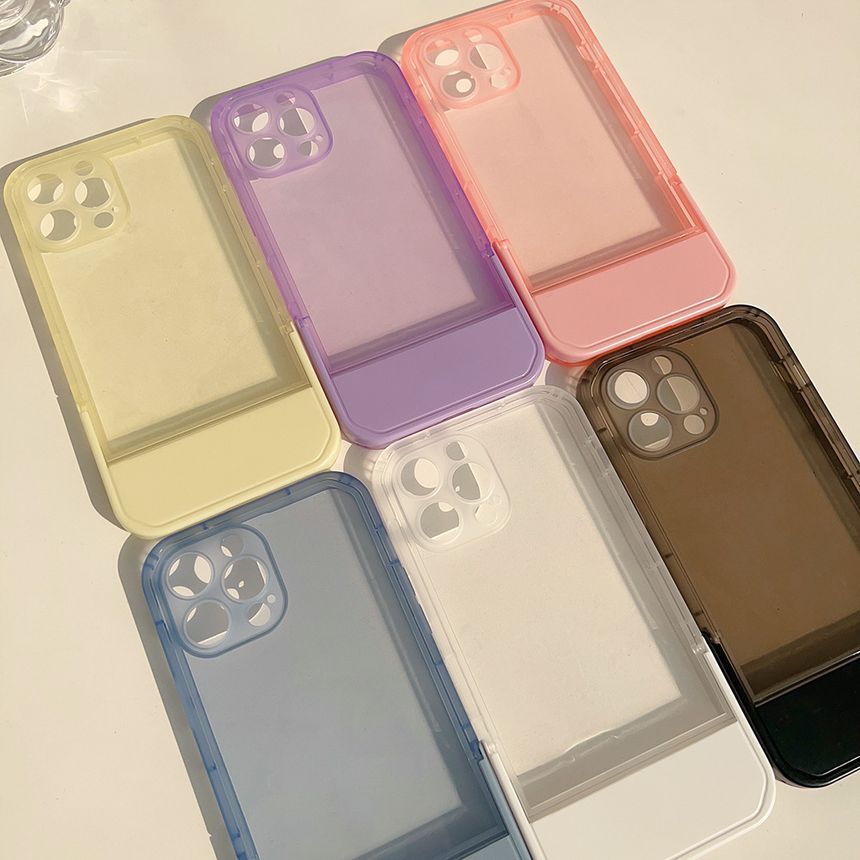 Stand Transparent Phone Case