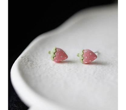 Ear Stud Strawberry