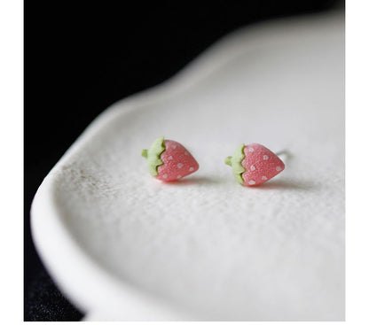 Ear Stud Strawberry