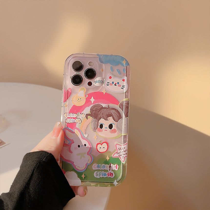 Phone Case Transparent Cartoon