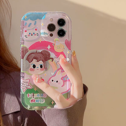 Phone Case Transparent Cartoon