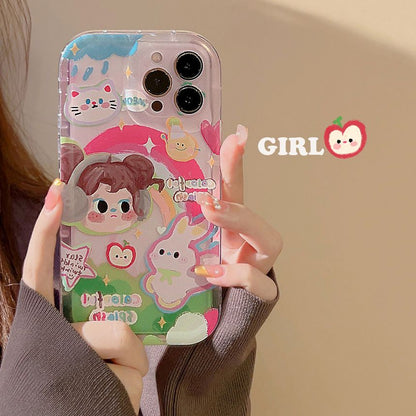 Phone Case Transparent Cartoon