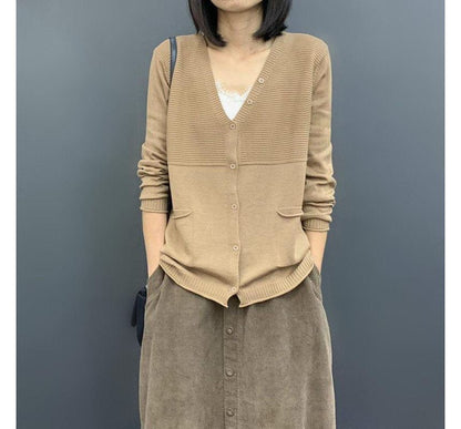 Basic V-Neck Cardigan