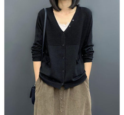Basic V-Neck Cardigan
