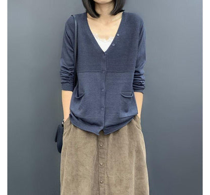 Basic V-Neck Cardigan