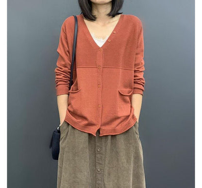 Basic V-Neck Cardigan