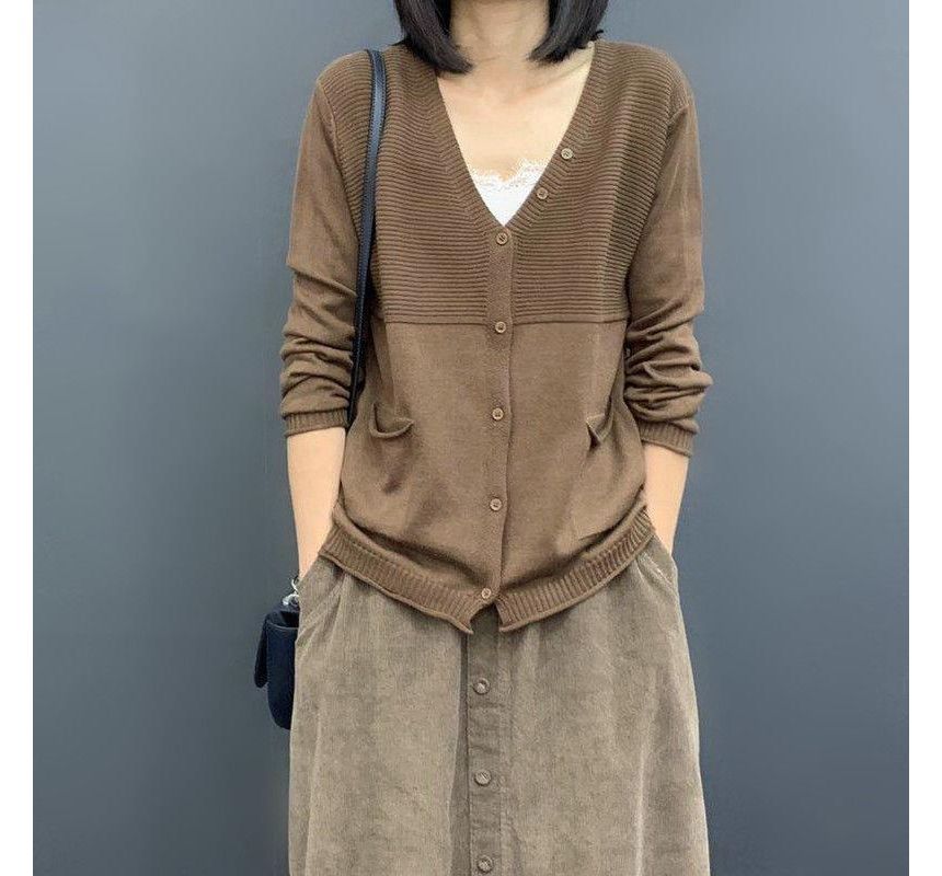 Basic V-Neck Cardigan