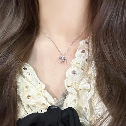Choker Star Pendant Alloy